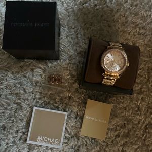 Rose gold, Michael Kors, watch